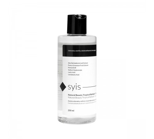 Virkistävä kasvovesi SYIS Natural Beauty Tropical Refresh 250 ml