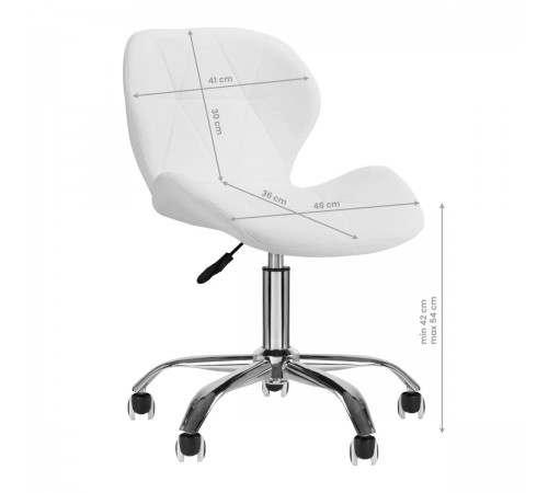 Asiakastuoli / työtuoli Diamond White
