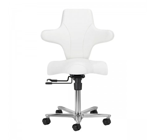 Adjustable Salon Work Chair – AZZURRO Special 152, Snow White
