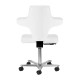 Adjustable Salon Work Chair – AZZURRO Special 152, Snow White