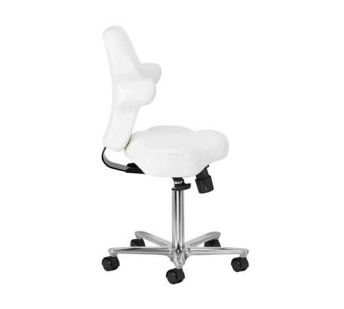 Adjustable Salon Work Chair – AZZURRO Special 152, Snow White