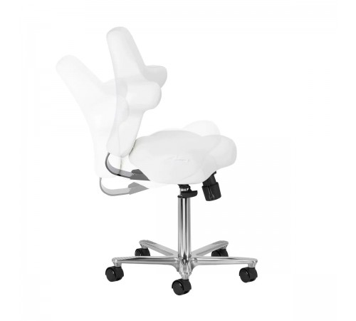 Adjustable Salon Work Chair – AZZURRO Special 152, Snow White