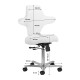 Adjustable Salon Work Chair – AZZURRO Special 152, Snow White