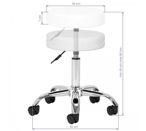 Nivo 310 Work Stool, White