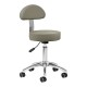 Nivo 304 Work Stool with Backrest, Grey