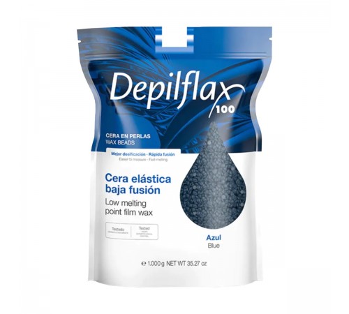 Filmivaha Depilflax 100 Pearl Azul 1000 g