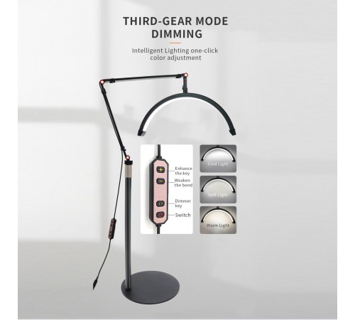 Lamp for eyelash extensions MOON LED M2X WHITE