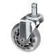 Roll Speed Chair Wheels 11 mm, Silver, 5 pcs