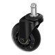 Roll Speed Chair Wheels 11 mm, Black, 5 pcs