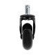 Roll Speed Chair Wheels 11 mm, Black, 5 pcs