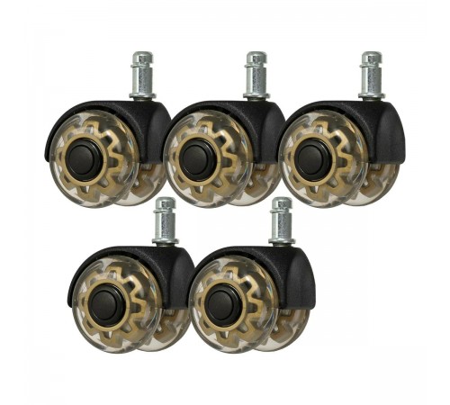 Roll Speed Duo Chair Wheels 11 mm, 5 pcs