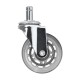 Roll Speed Chair Wheels 11 mm, Silver, 5 pcs